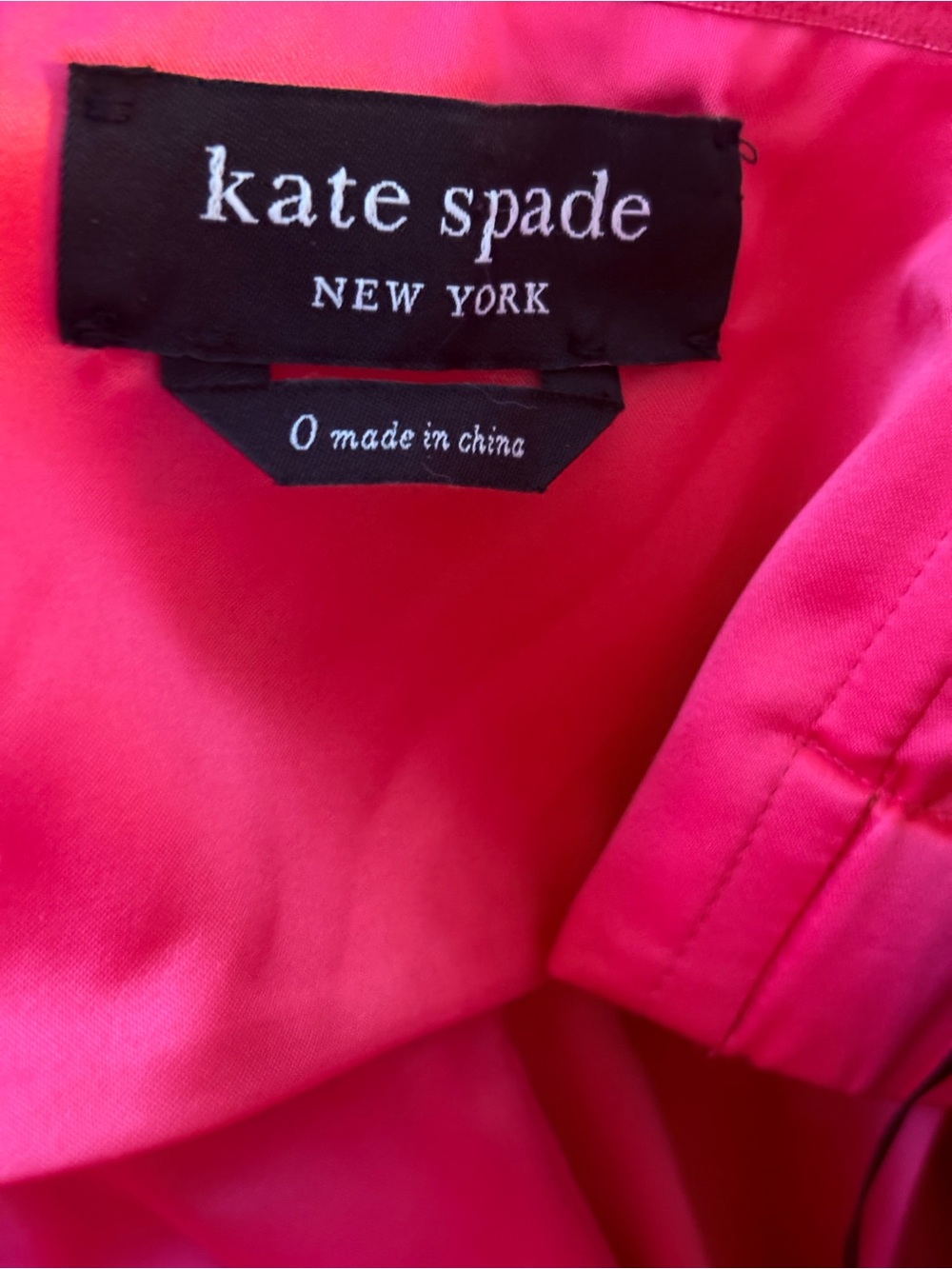 kate spade Red Floral Fit-and-Flare Dress with Black Flower Print - Picture 2 of 4